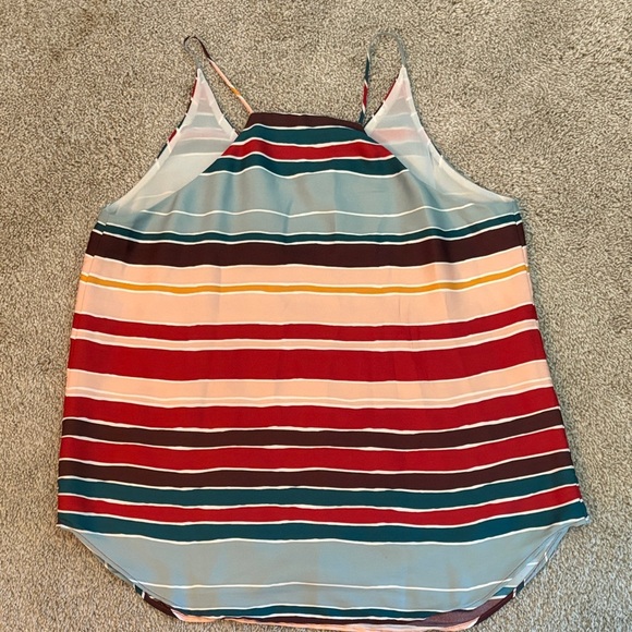 LOFT Pastel Striped Sleeveless Top - Picture 10 of 11